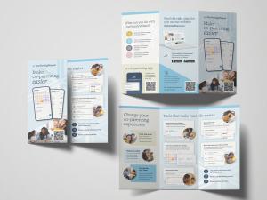 Image of the OurFamilyWizard brochure for parents