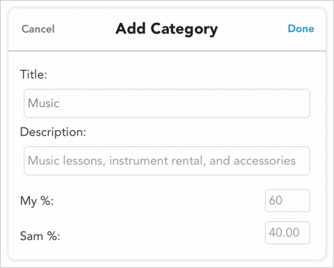 Create a New Expense Category