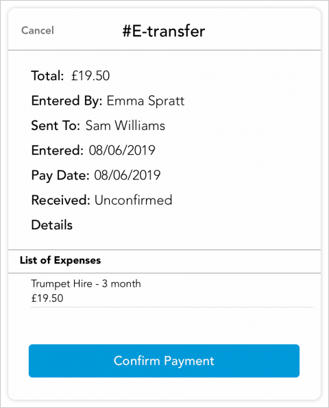 Confirm a Payment