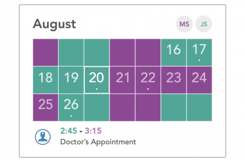 Learn how to use the shared parenting calendar on the OFW website.