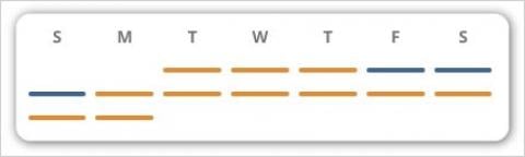 alternating weekend schedule