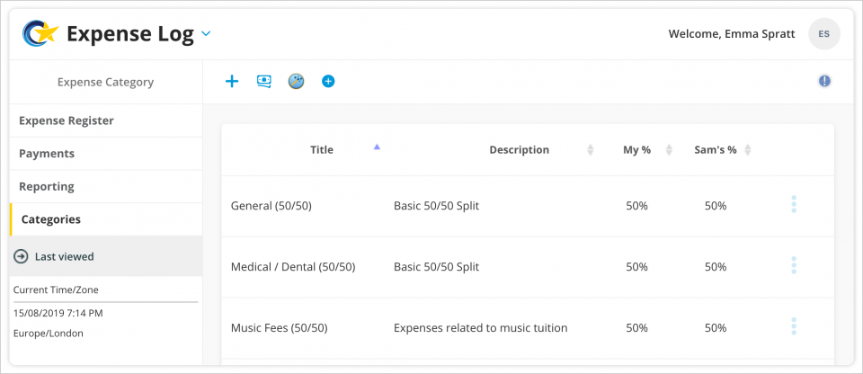 Create a New Expense Category